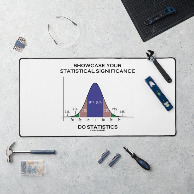 Showcase Your Statistical Significance Statistics Desk Mat (Workstation)