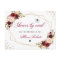 Shower By Mail Gold Geometric Burgundy Red Floral