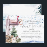 Shower by Mail | Winter Christmas Baby Shower Invitation<br><div class="desc">A baby shower by mail invitation perfect for those that live a long distance from loved ones. Winter has snuck up on us. And if you’re planning a baby shower for yourself or a loved one, why not utilize the season as inspiration. Invite your guests to your baby shower in...</div>