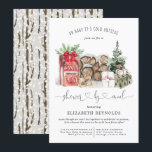 Shower by Mail | Winter Christmas Baby Shower Invitation<br><div class="desc">A baby shower by mail invitation perfect for those that live a long distance from loved ones. Winter has snuck up on us. And if you’re planning a baby shower for yourself or a loved one, why not utilize the season as inspiration. Invite your guests to your baby shower in...</div>