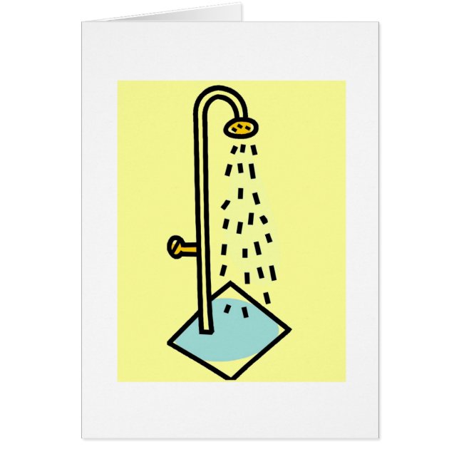 Shower card - Humourous (Front)