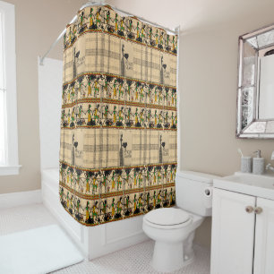 Shower Curtain African