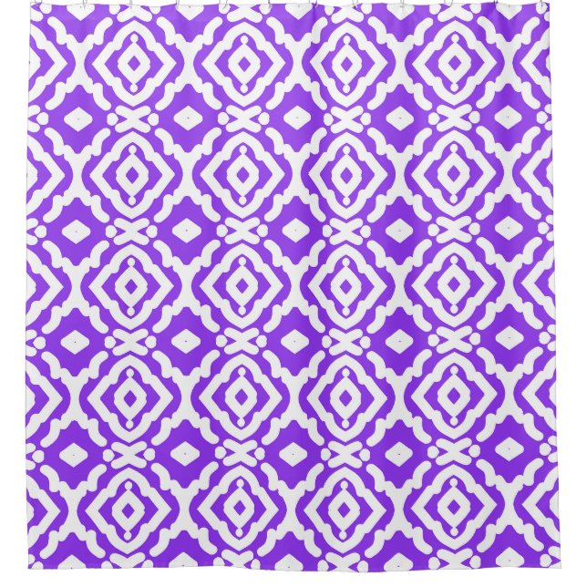 Shower Curtain, An elegant seamless classic design (Front)