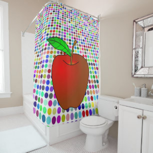Shower Curtain Apple