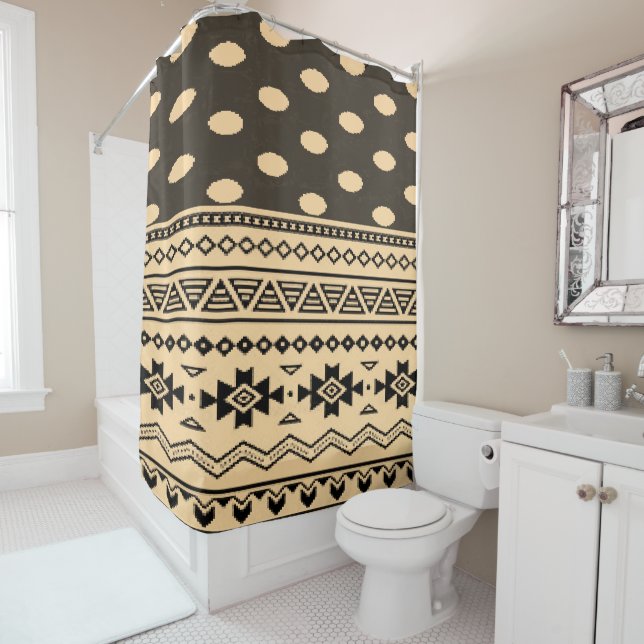 Shower curtain Aztec (In Situ)