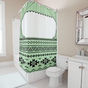 Shower curtain Aztec