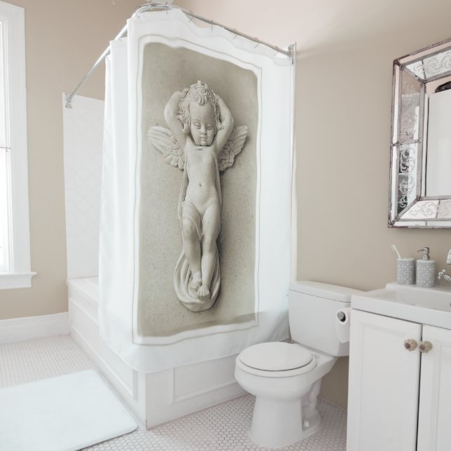 Shower Curtain Baby Angel (In Situ)