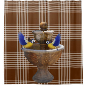 Shower Curtain Bird