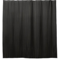 Shower Curtain Black with Creme Lines HAMbyWG