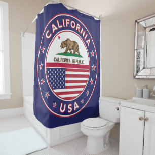 shower curtain (blue version)