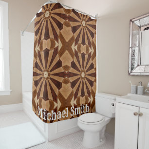 Shower Curtain Brown