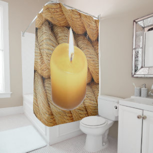 Shower Curtain Candle Rope