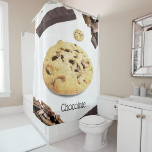 Shower Curtain Chocolate Chip