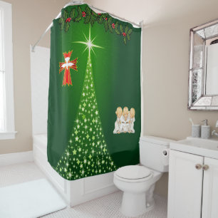 Shower Curtain Christmas