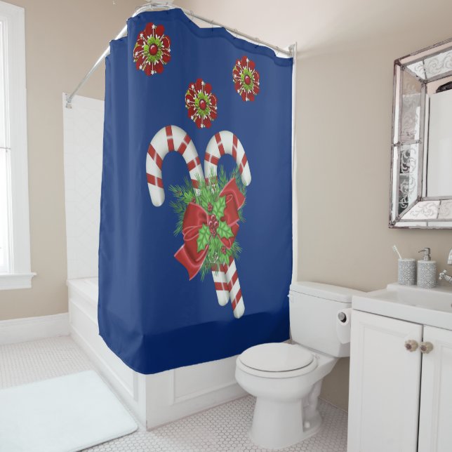 Shower Curtain Christmas (In Situ)