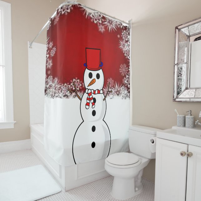 Shower curtain Christmas (In Situ)