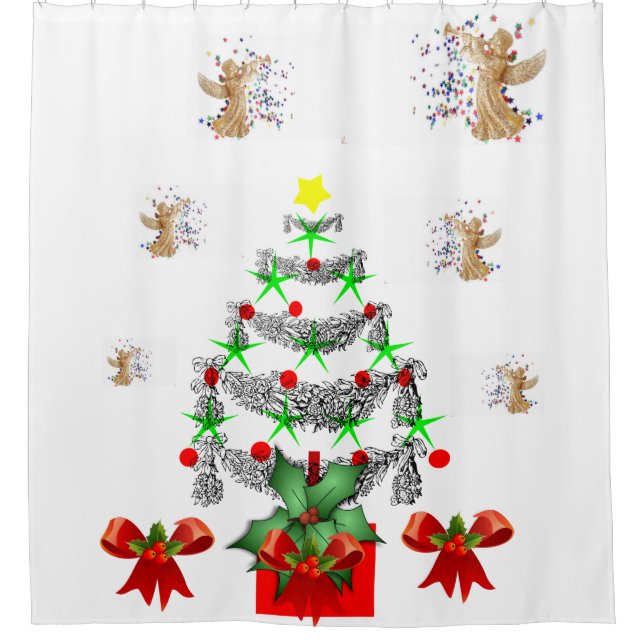 Shower Curtain Christmas (Front)