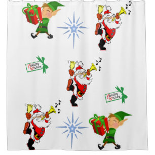 Shower Curtain Christmas