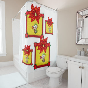 Shower Curtain Christmas