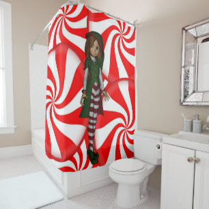 Shower Curtain Christmas