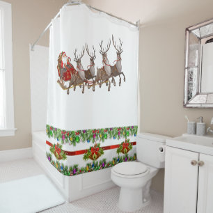 Shower Curtain Christmas