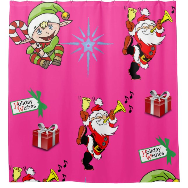 Shower Curtain Christmas (Front)