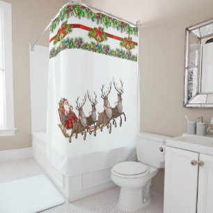 Shower Curtain Christmas