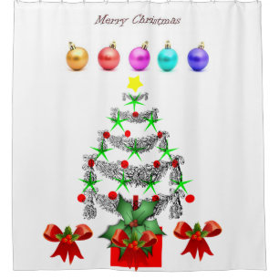 Shower Curtain Christmas