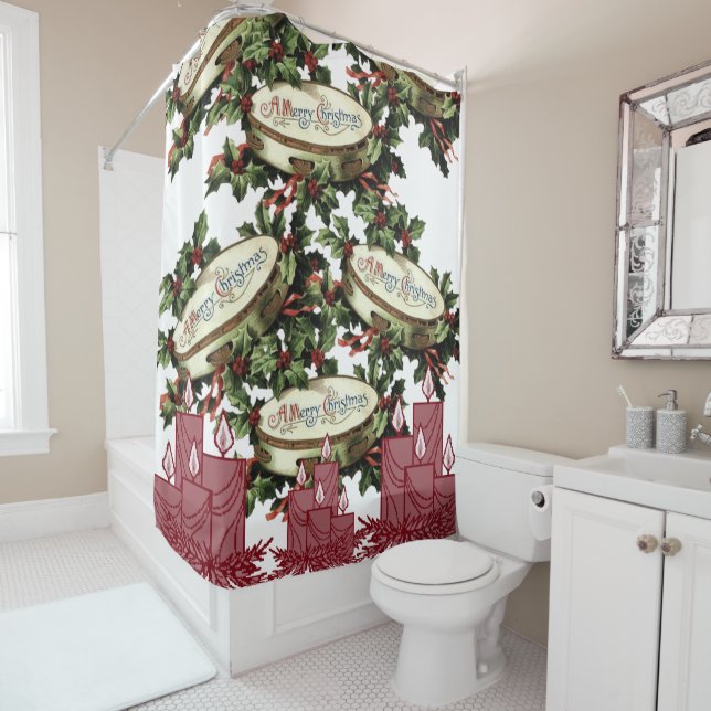 Shower Curtain Christmas (In Situ)