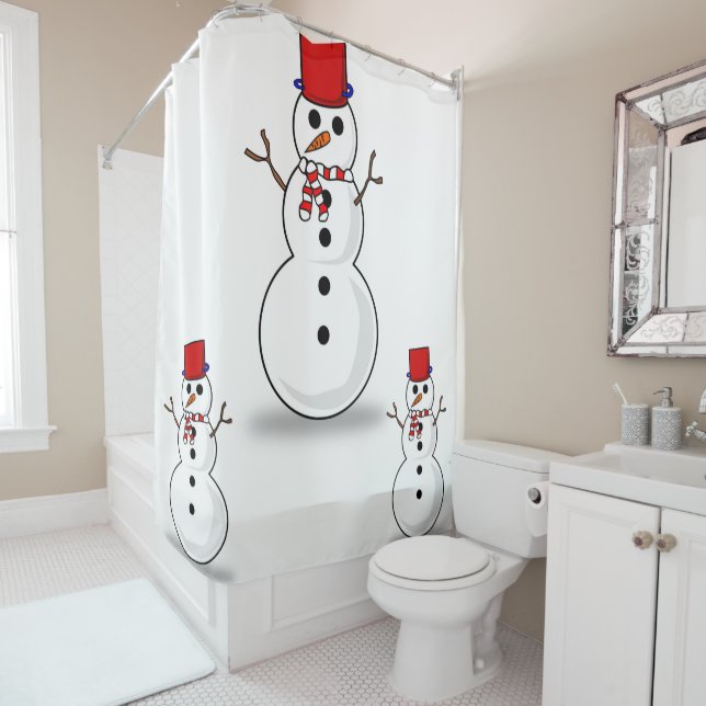 Shower curtain Christmas (In Situ)