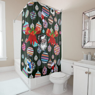 Shower Curtain Christmas