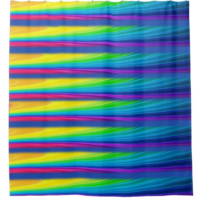Shower Curtain Colourful (Front)