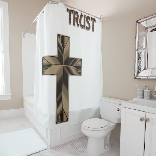 Shower curtain Cross (In Situ)