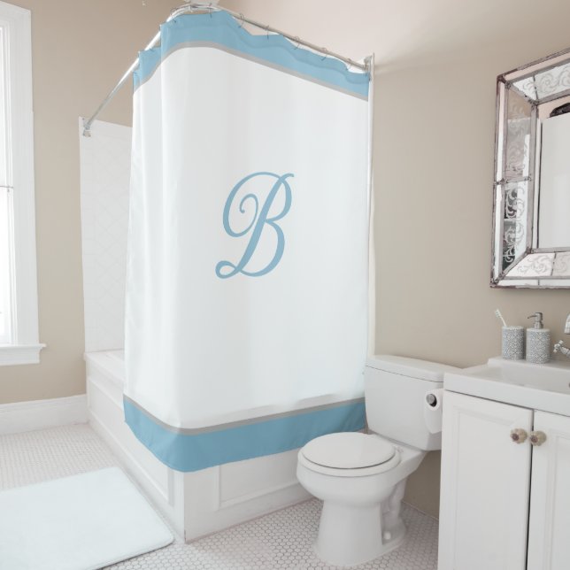 Shower Curtain-Custom Initial (In Situ)