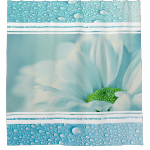 Shower Curtain/Daisy with Dew Drops