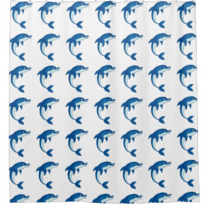 Shower Curtain/Dolphins