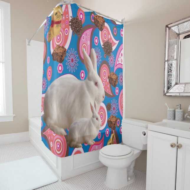 Shower Curtain Easter (In Situ)