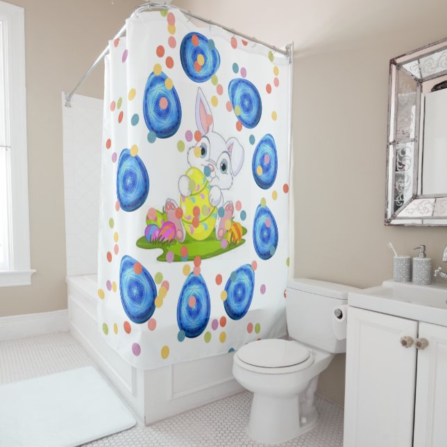Shower Curtain Easter (In Situ)