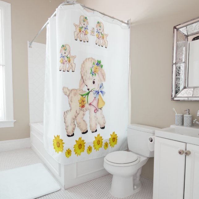 Shower Curtain Easter (In Situ)