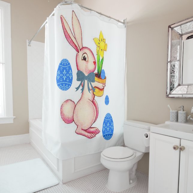 Shower Curtain Easter (In Situ)
