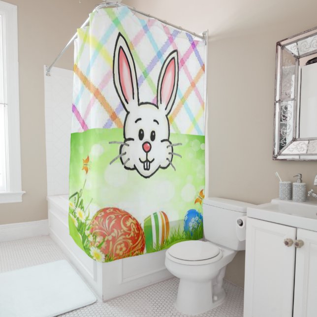 Shower Curtain Easter (In Situ)