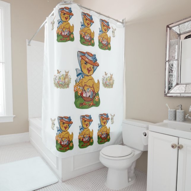 Shower Curtain Easter (In Situ)