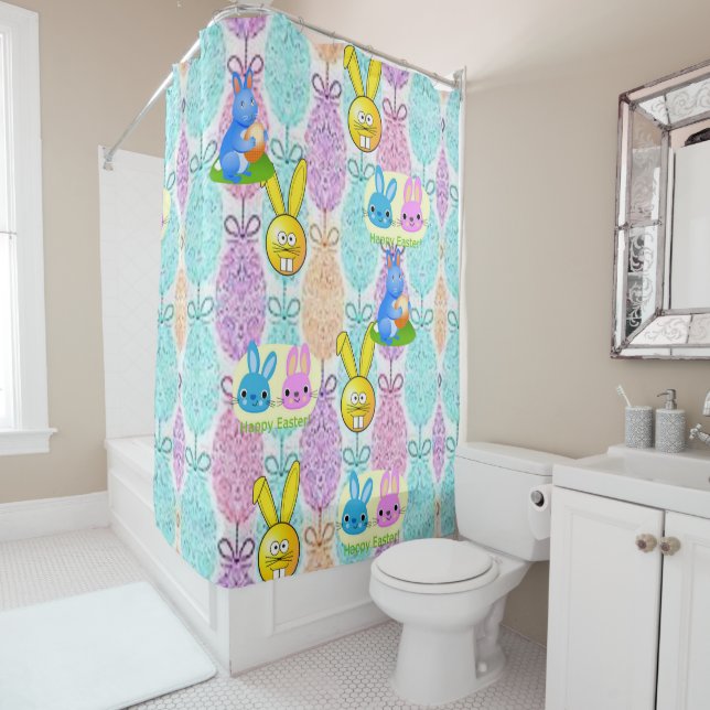 Shower Curtain Easter (In Situ)