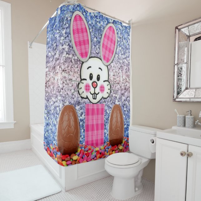 Shower Curtain Easter (In Situ)