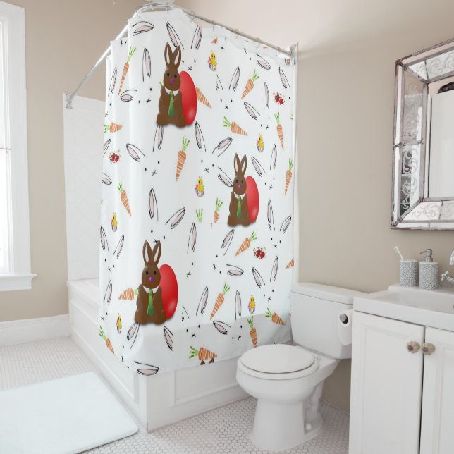 Shower Curtain Easter (In Situ)