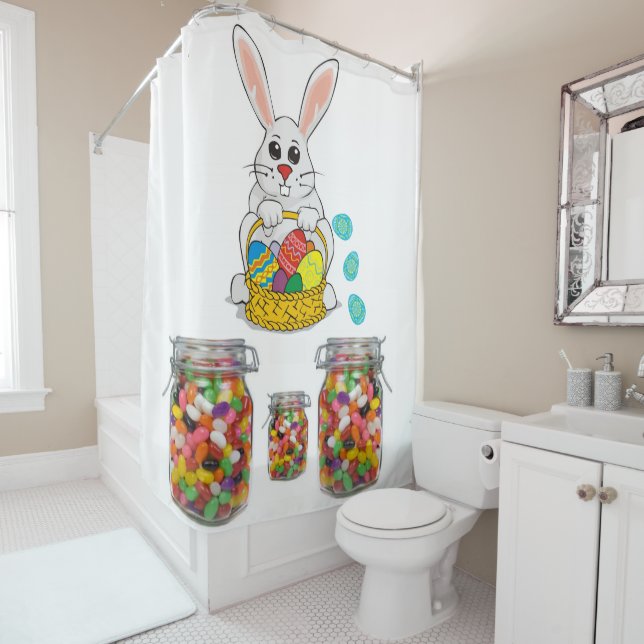 Shower Curtain Easter (In Situ)