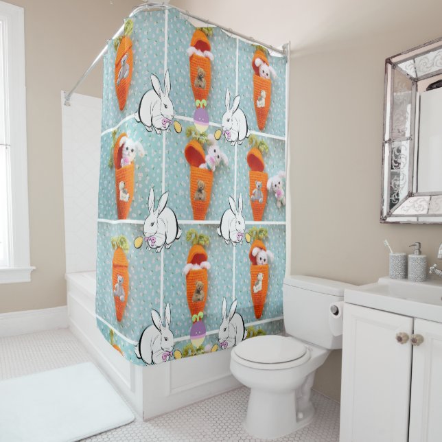Shower Curtain Easter (In Situ)