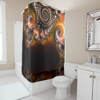 shower curtain - F138 "Bejeweled rain"