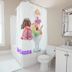 Shower Curtain Fairy Ice Cream