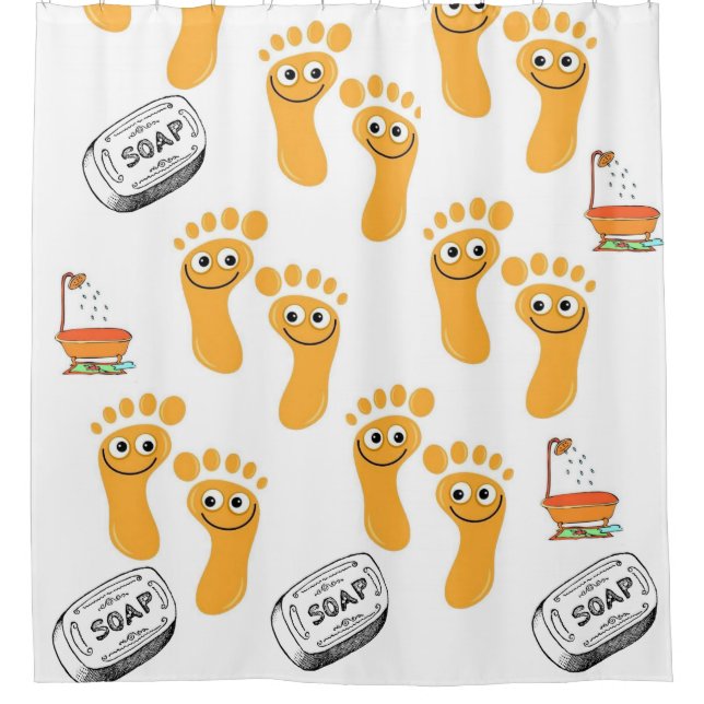 Shower Curtain Feet (Front)